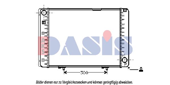 AKS DASIS radiatorius, variklio aušinimas 120420N